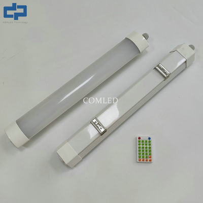 Δαμασμένο LED γραμμικό φωτιστικό IP66 βιομηχανικό τριπλό φως μπαττέν επιφάνειας Mount ατμοστεγείς γραμμικό LED Φως Εύκολη τοποθέτηση Ηλεκτρονικό σχέδιο καλωδίωσης Φωτιστικά LED
