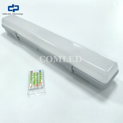 Φωτιστικό σωλήνα LED 1500mm IP65 αδιάβροχο, αδιάβροχο φωτιστικό σώμα LED με δυνατότητα ρύθμισης της έντασης, κατάλληλο για χώρους στάθμευσης, αποθήκες, υπόγειες διαβάσεις, σήραγγες κ.λπ.